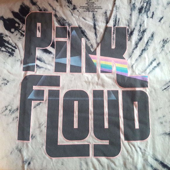 Pink Floyd Choker rock Logo Tie Dye Official T-Shirt M NWT - Picture 2 of 2